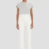 Alina-Stretchjeans in Washed White