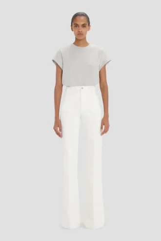Alina-Stretchjeans in Washed White