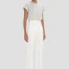 Alina-Stretchjeans in Washed White