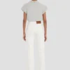 Alina-Stretchjeans in Washed White
