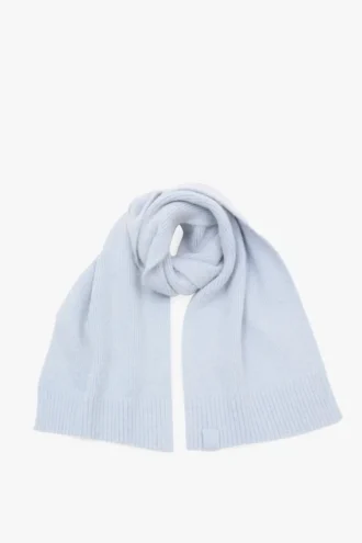 Alpaka-Schal in Gletscherblau Alpaka-Schal in Gletscherblau