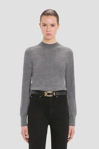 Austen-Pullover in Grau meliert Austen-Pullover in Grau meliert
