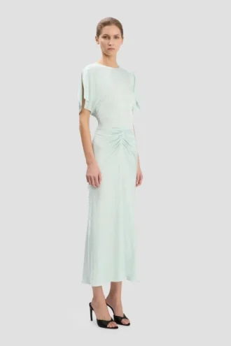 Bela Midi-Kleid in Aquamarin