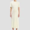 Bela Midi-Kleid in Bright Ivory