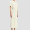 Bela Midi-Kleid in Bright Ivory