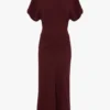 Bela Midi-Kleid in Burgunderrot