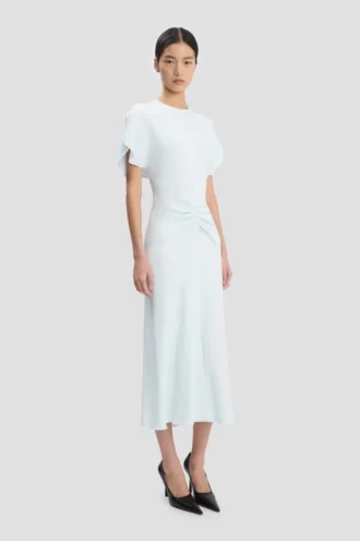 Bela Midi-Kleid in Gletscherblau