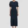 Bela Midi-Kleid in Marineblau