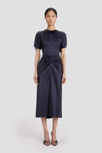 Bela Midi-Kleid in Midnight