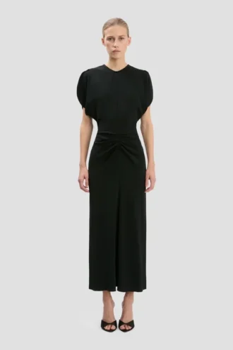 Bela Midi-Kleid in Schwarz