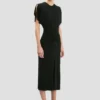 Bela Midi-Kleid in Schwarz