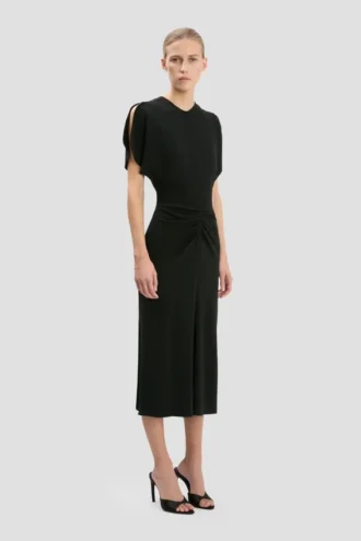 Bela Midi-Kleid in Schwarz
