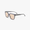 Übergroße Acetat-Sonnenbrille in transparentem Blau Übergroße Acetat-Sonnenbrille in transparentem Blau