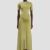 Blaire Midi-Kleid in Greenfinch