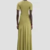 Blaire Midi-Kleid in Greenfinch
