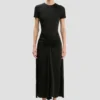 Blaire Midi-Kleid in Schwarz