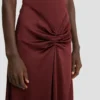 Blaire Midi-Kleid in Zinnoberrot Blaire Midi-Kleid in Zinnoberrot