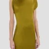 Carla-Kleid in Moosgrün