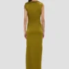 Carla-Kleid in Moosgrün