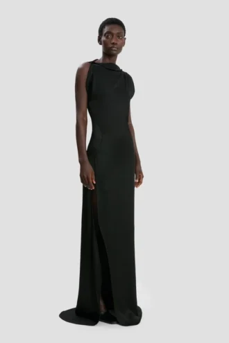 Carla-Kleid in Schwarz