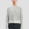 Constance Sweatshirt in Grau meliert