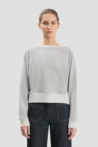 Constance Sweatshirt in Grau meliert