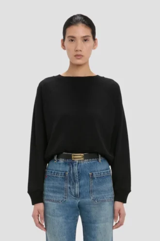 Constance Sweatshirt in Schwarz
