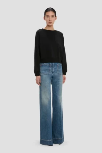 Constance Sweatshirt in Schwarz
