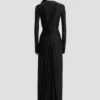Cut-Out-Kleid in Schwarz
