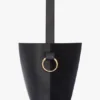 Dia Bucket Bag aus marineblauem Leder