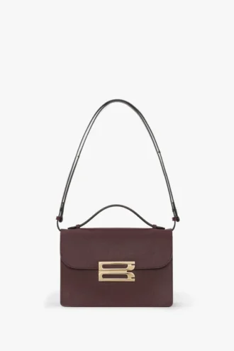 Dorian-Tasche aus burgunderrotem Leder