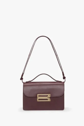 Dorian-Tasche aus burgunderrotem Leder