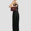 Dorian-Tasche aus burgunderrotem Leder