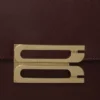 Dorian-Tasche aus burgunderrotem Leder