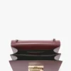 Dorian-Tasche aus burgunderrotem Leder