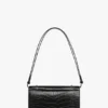 Dorian-Tasche aus geprägtem schwarzem Leder Dorian-Tasche aus geprägtem schwarzem Leder