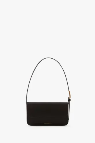 Dorian-Tasche aus schwarzem Satin