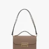 Dorian-Tasche aus taubengrauem Leder