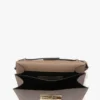 Dorian-Tasche aus taubengrauem Leder