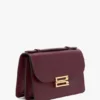 Dorian-Tasche, klein, aus burgunderrotem Leder