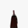 Dorian-Tasche, klein, aus burgunderrotem Leder