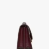 Dorian-Tasche, klein, aus burgunderrotem Leder