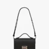 Dorian Tasche, klein, aus schwarzem Leder
