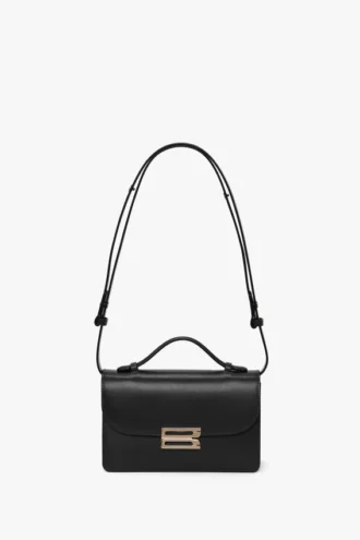 Dorian Tasche, klein, aus schwarzem Leder Dorian Tasche, klein, aus schwarzem Leder