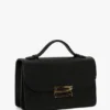 Dorian Tasche, klein, aus schwarzem Leder