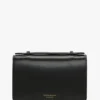 Dorian Tasche, klein, aus schwarzem Leder