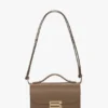 Dorian-Tasche, klein, aus taubengrauem Leder