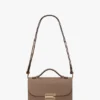 Dorian-Tasche, klein, aus taubengrauem Leder