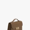 Dorian-Tasche, klein, aus taubengrauem Leder