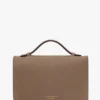 Dorian-Tasche, klein, aus taubengrauem Leder